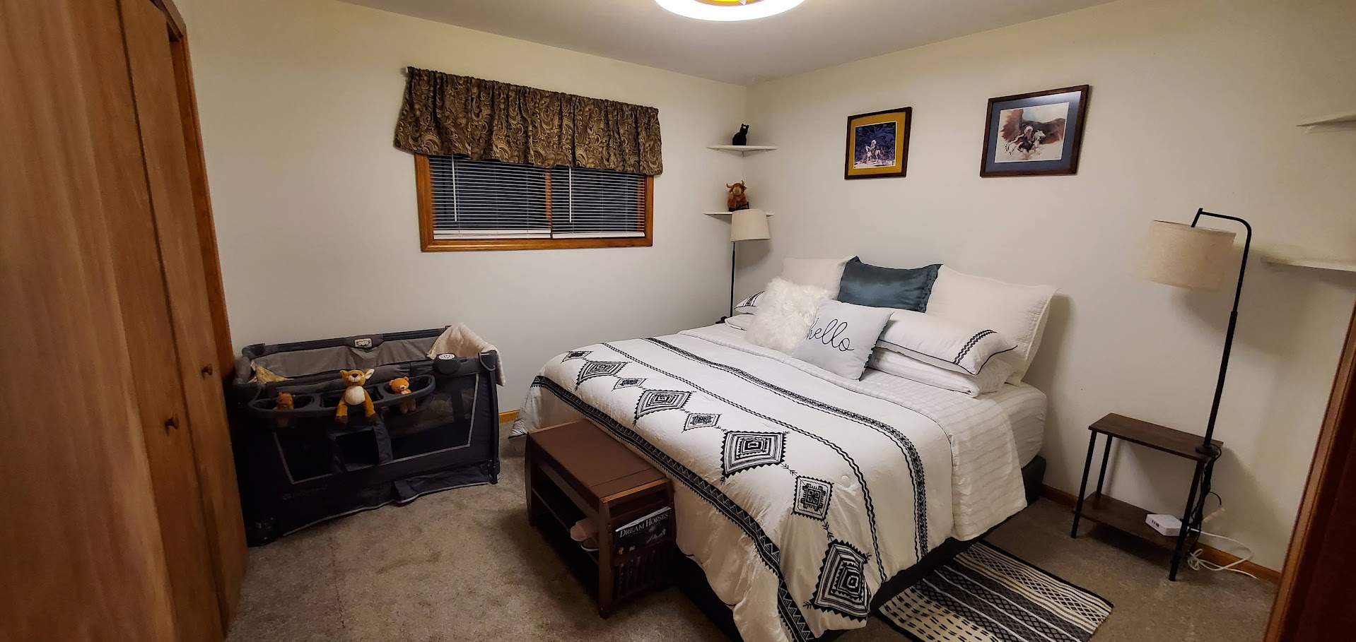 Warm bedroom
